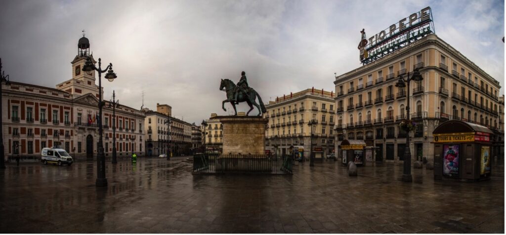 View of Madrid, Spain